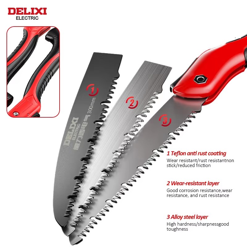 Folding Hand Saw,SK5 Steel Bla - Hacksaw ulasan dan harga