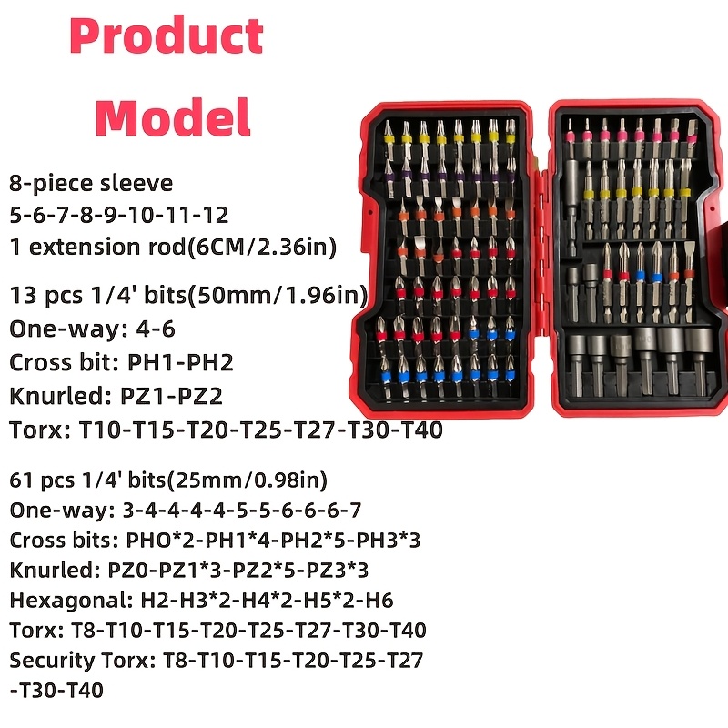 83Pcs Screwdriver Bit Set Impa - Tool Set ulasan dan harga