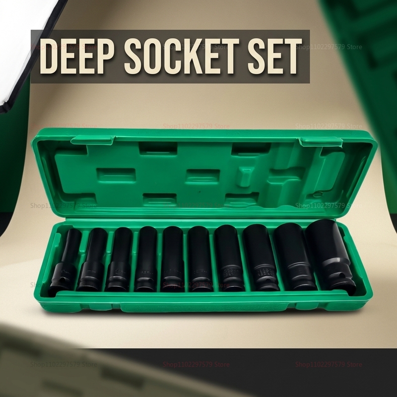 10pcs Socket Wrench Set 8-24mm - Hand Tools In Workshop ulasan dan harga